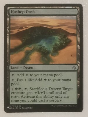 The List HASHEP OASIS 177 Zendikar Rising MTG Magic NM