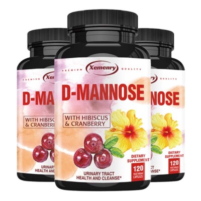 D-Mannose Capsules 1400mg-Support & Cleanse,Bladder Health,Support Immune System