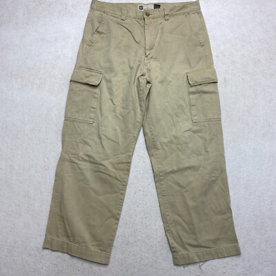00s GAP wide cargo pants old gap Y2K ギャル Vintage Y2K GAP Super Wide Leg Cargo Pants 36 X 34