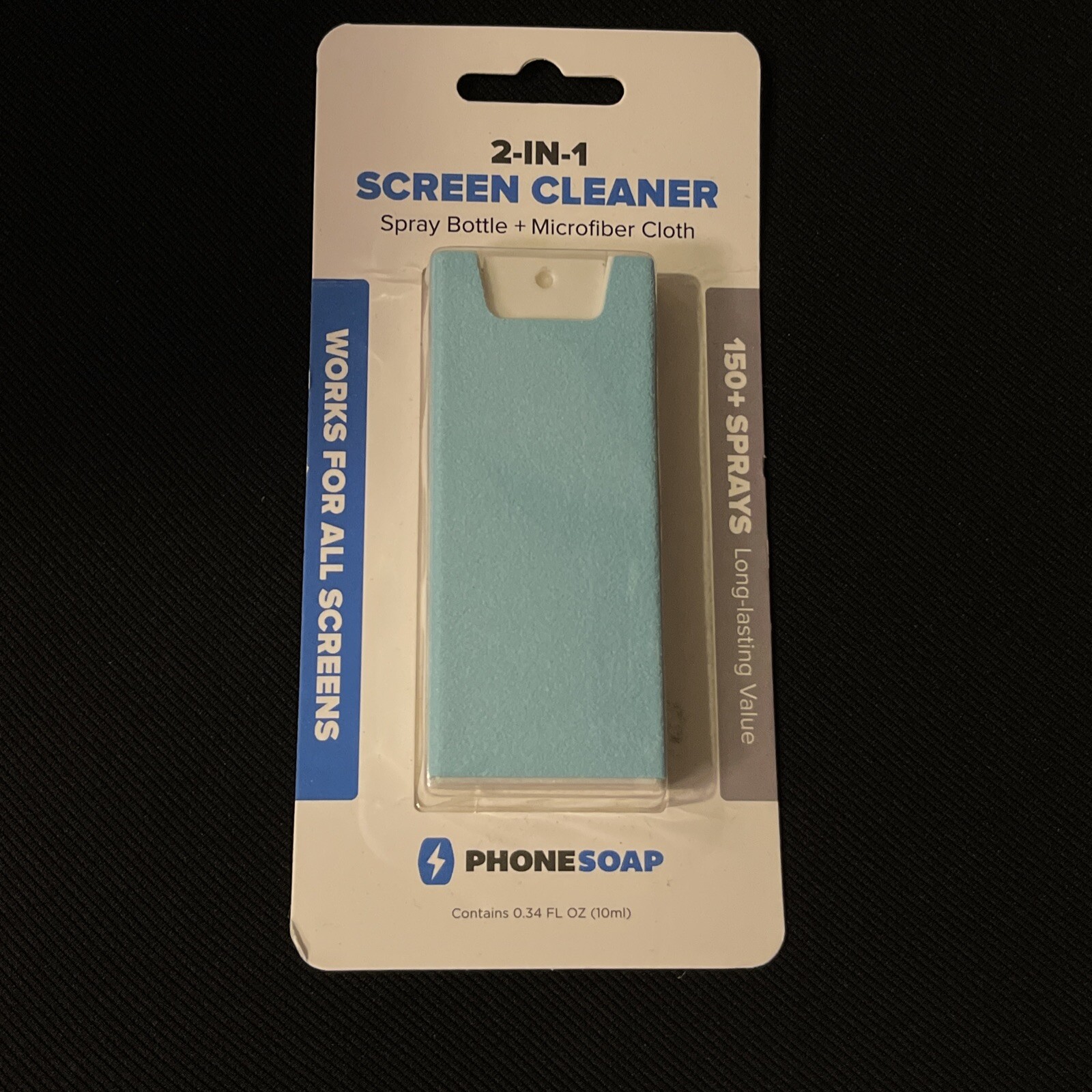 PhoneSoap Shine 2 in 1 Cell Phone and Screen Cleaner with Attached