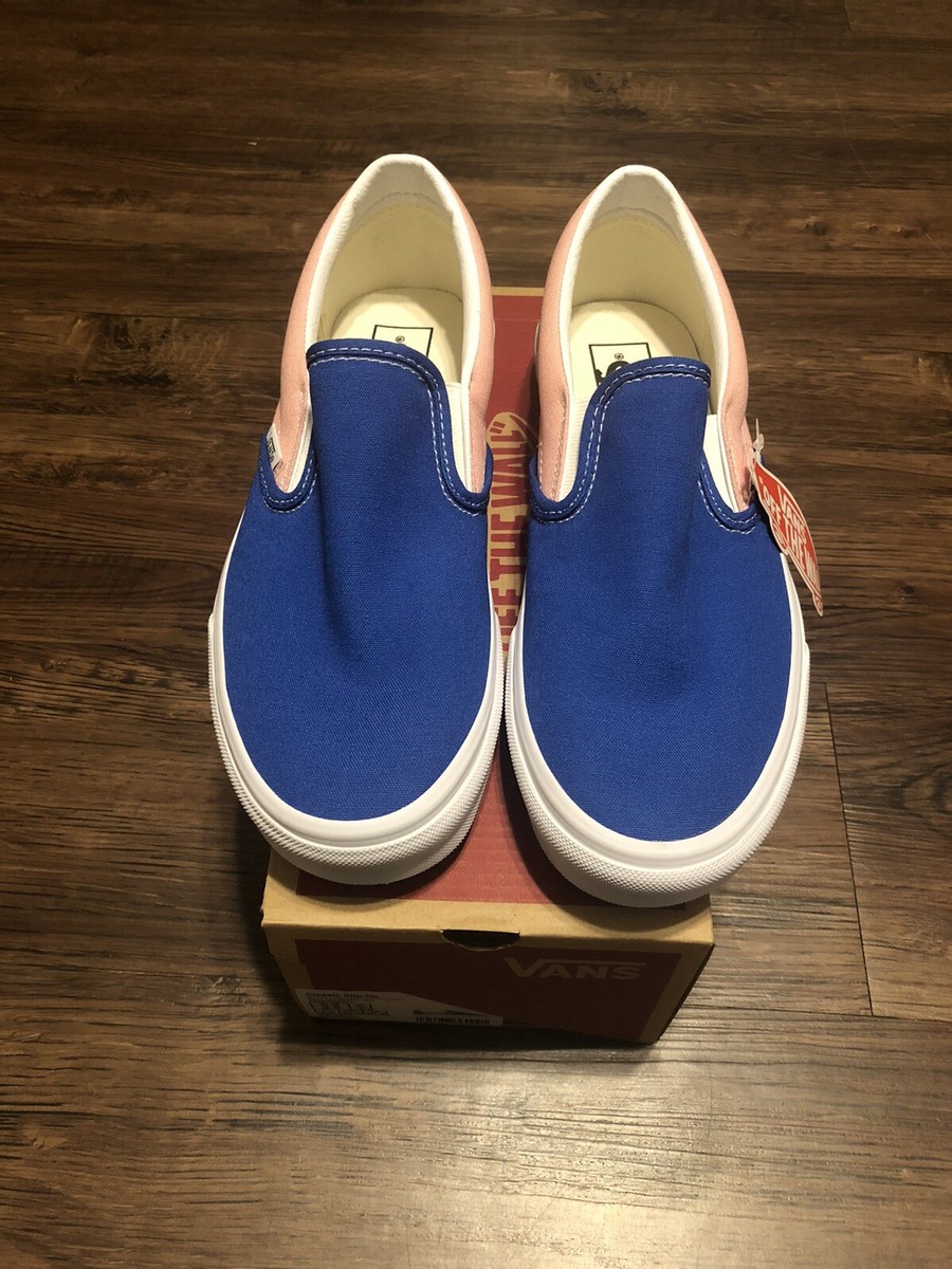 Vans Classic Slip On Retro Court Multi Sneakers Sz 8 - 11  display picture 1