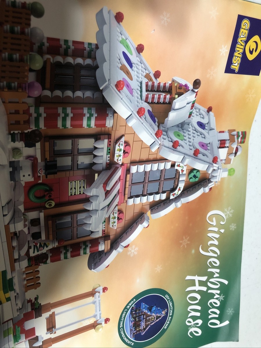 Christmas Gingerbread House Kit Building Block Set Toys,# 67134