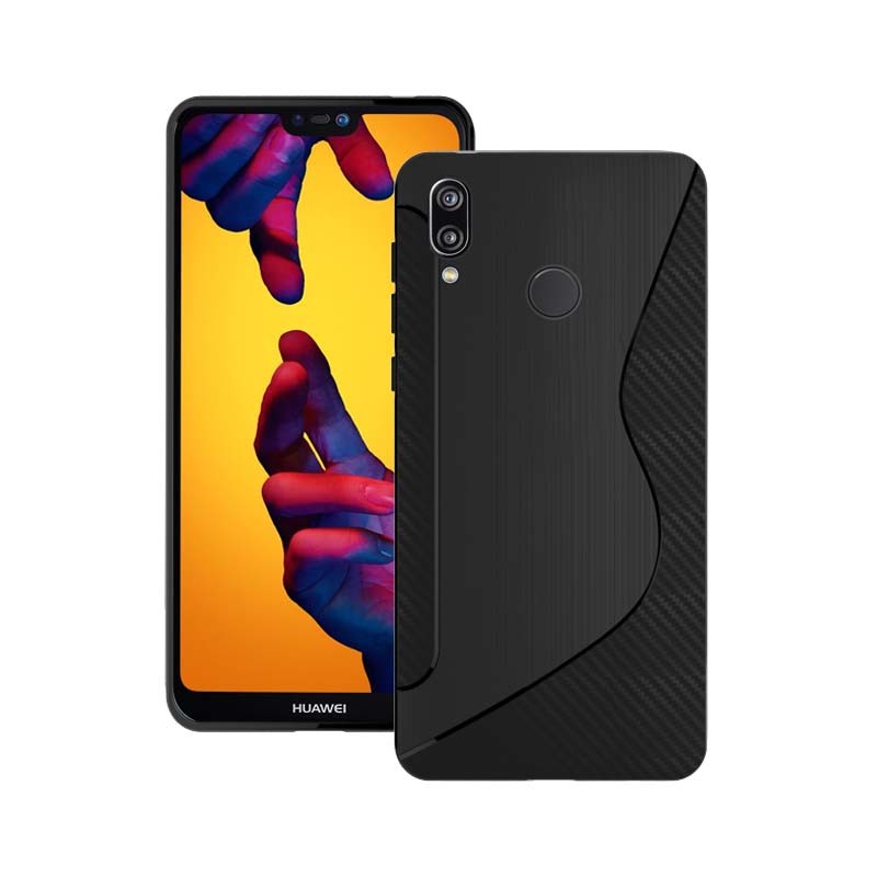 For Huawei P20 Lite Case S-Line Silicone Gel Skin In Various Colours Phone  Cover