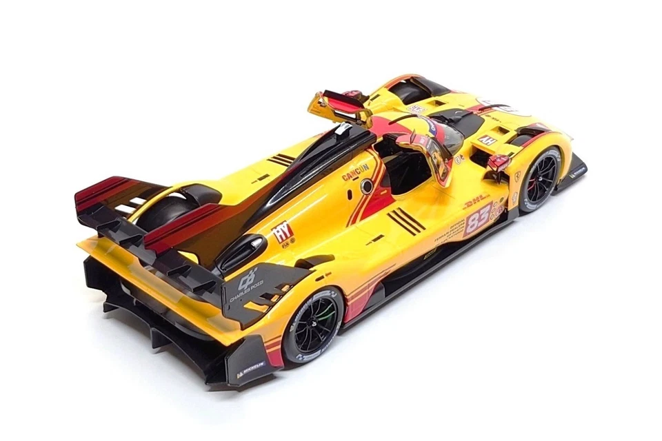 (Поврежденная коробка) Bburago 1:18 Ferrari 499P #83 - 4-е место WEC Qatar 2024 - Изображение 4 из 4