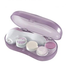 New 4-in-1 Electric Facial  Body Brush Spa Cleaning System w/ Travel Case in US
