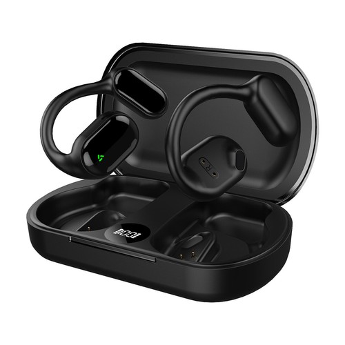 Wireless 5.3 Bluetooth Outdoor Bone Conduction Headphones Earbuds Sport Earbuds⭐ - Photo 3 sur 18