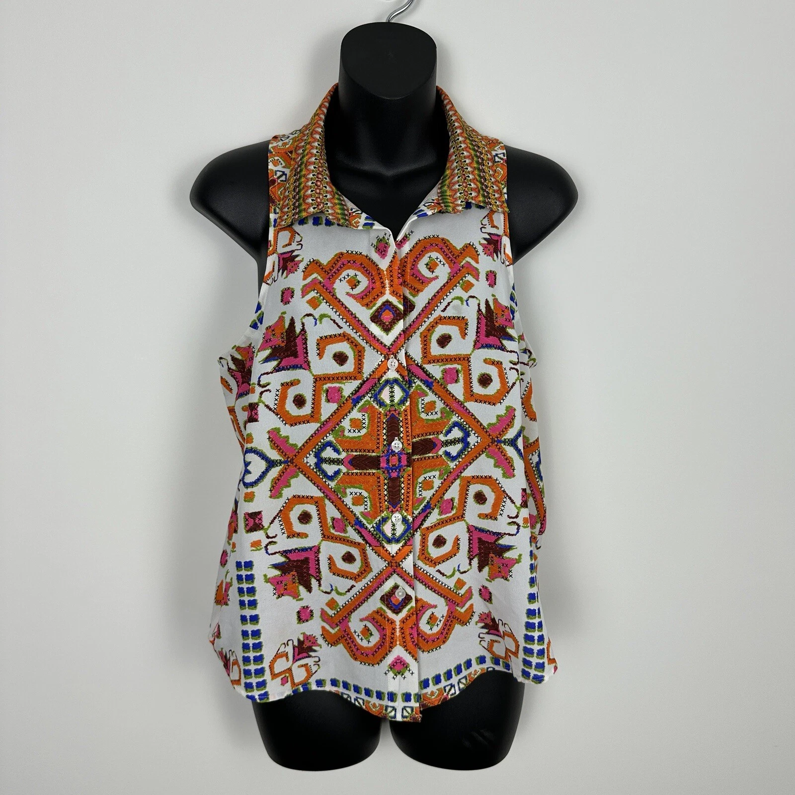Camilla Franks Beach House Women’s Split Back Vest Tank Top Size 1