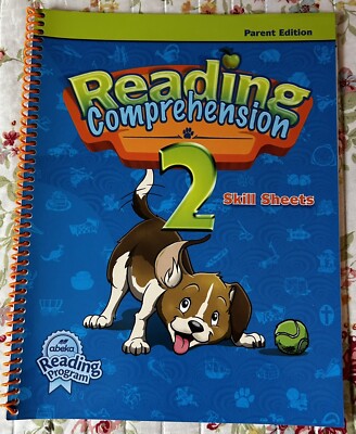 Abeka 2nd Grade Reading Comprehension 2 Skill Sheets Parent Edition ...