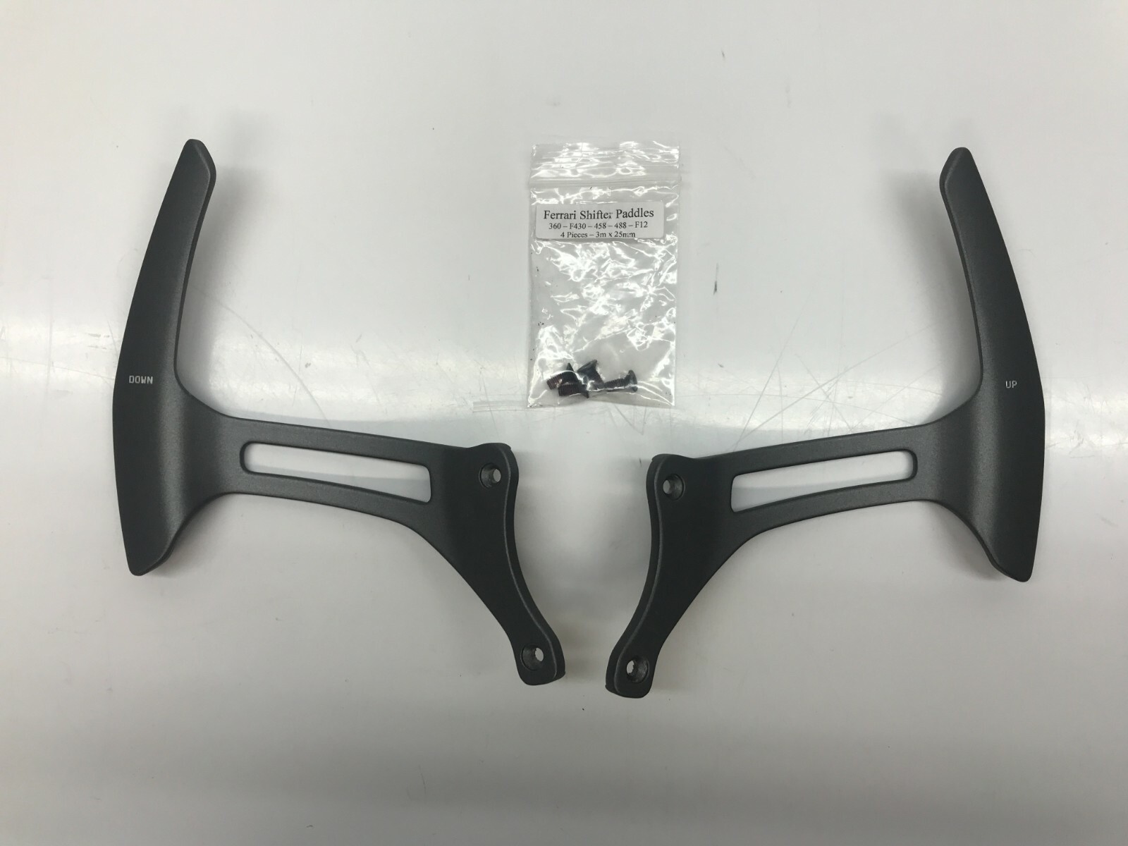 FERRARI 458 ITALIA SPIDER GEAR SHIFTER PADDLE SHIFTERS OEM 263763