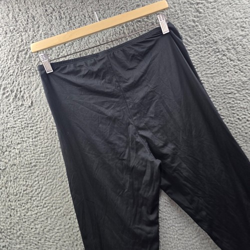 TS Taking Shape Womens Cropped Leggings Plus Size S Black Red Stretch Knit - Picture 10 of 15
