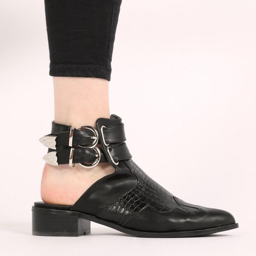 nero Eu 98 Desiderio pubblico Uk Croc stile 8 Tegan Stivali Js48 41 in western muli xq06Pwrdq