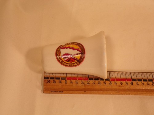 BSA Camp Owasippe Lodge Salt / Pepper Shaker Chicago Council Illinois Vintage - Picture 11 of 11