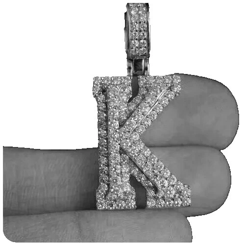 White Gold Diamond Necklaces & Pendants for Men