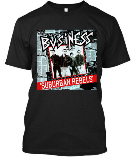 NEW The Business Suburban Rebels English Music Graphic Retro Logo T-Shirt S-4XL - Picture 1 of 2