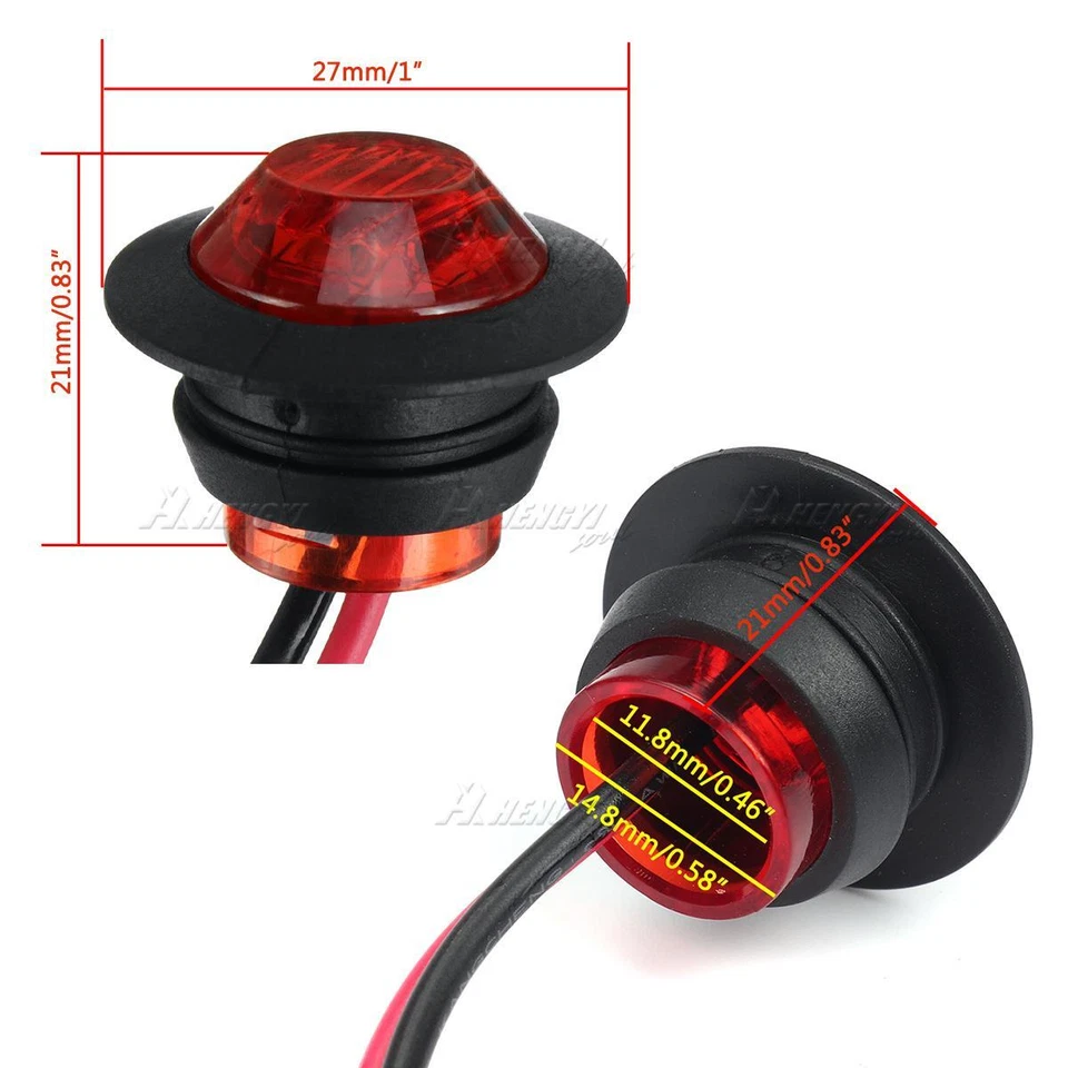 LED Turn Signal Light w/ Horn Kits DIY Rocker Switch For Polaris Ranger ATV UTV - Image 3 of 4