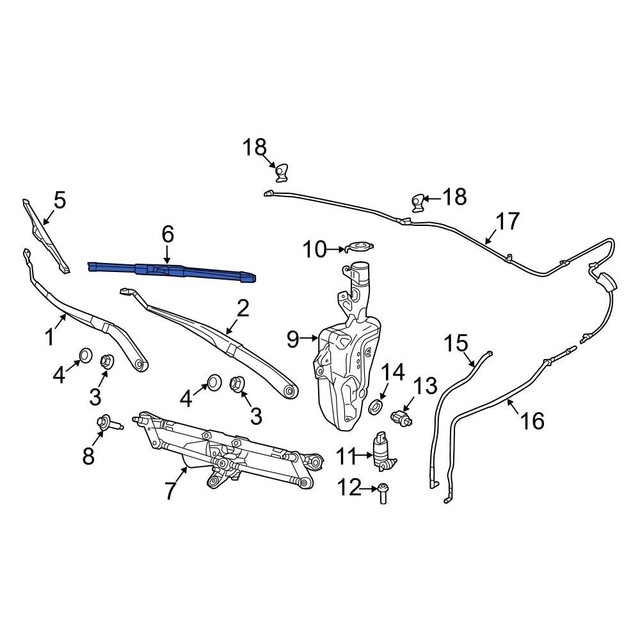For Jeep Compass 20072017 Jeep 68002029AA Left Windshield Wiper Blade for sale online eBay