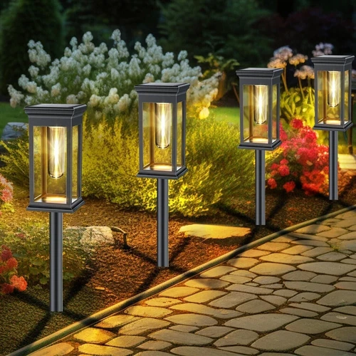 6 Pack Solar Garden Lights Outdoor Landscape LED Light Pathway Yard Waterproof - Picture 10 of 12
