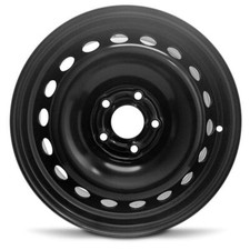 New 16x6.5 Inch Wheel For Honda Accord 08-12 Black Painted Steel Rim
