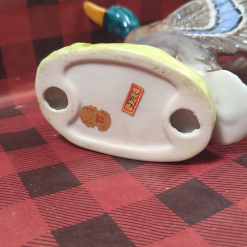 2- VTG Ardalt Lenwile Hand Painted Mallard Ducks Figurines Taiwan 3364 3365 - Picture 12 of 23