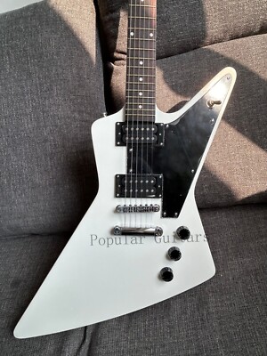 Custom High Quality 70s Explorer Classic White Electric Guitar
