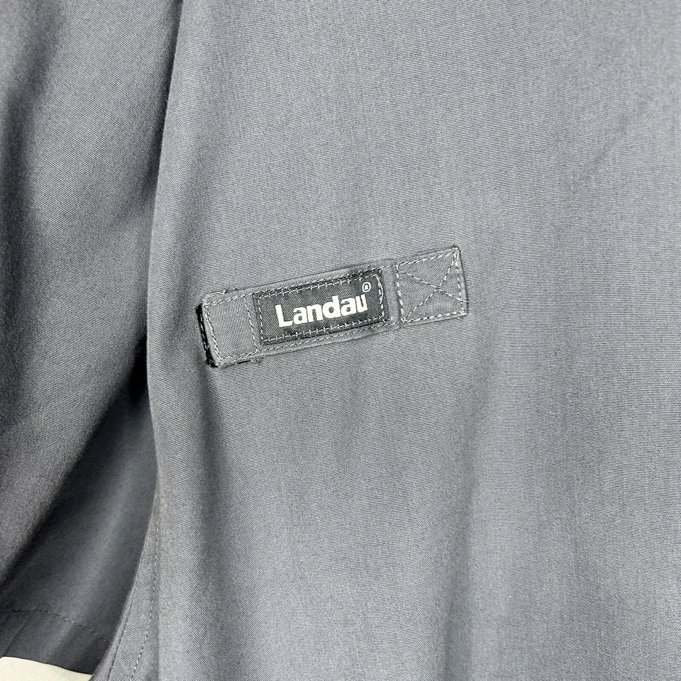 Blusa Landau Platinum masculina cinza bolso no peito ventilada traseira tamanho 2XL - Imagem 3 de 4