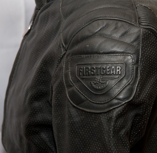 Vintage First Gear Intersports Fashion West Armored Motorcycle Jacket - Picture 2 of 12