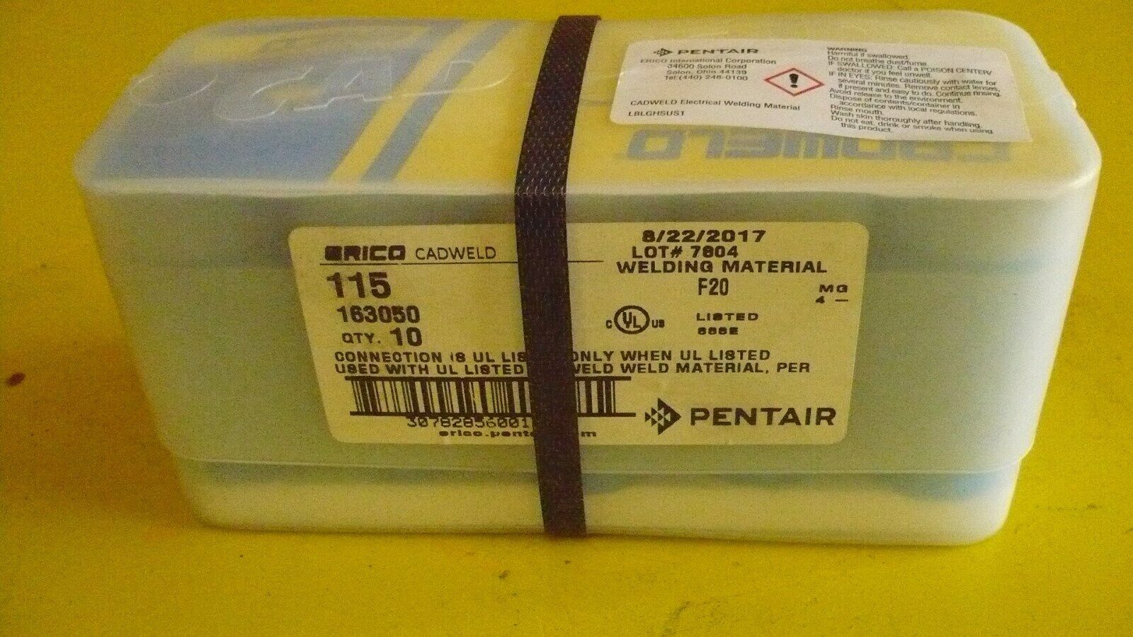 ERICO CADWELD 163050 F20 WELDING MATERIAL (LOT OF 10)