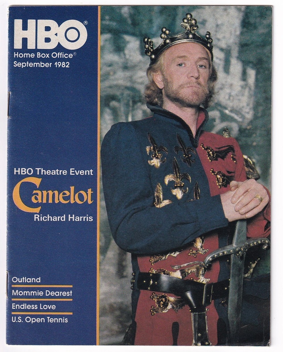 RICHARD HARRIS * CAMELOT * HBO Guide September 1982 Home Box