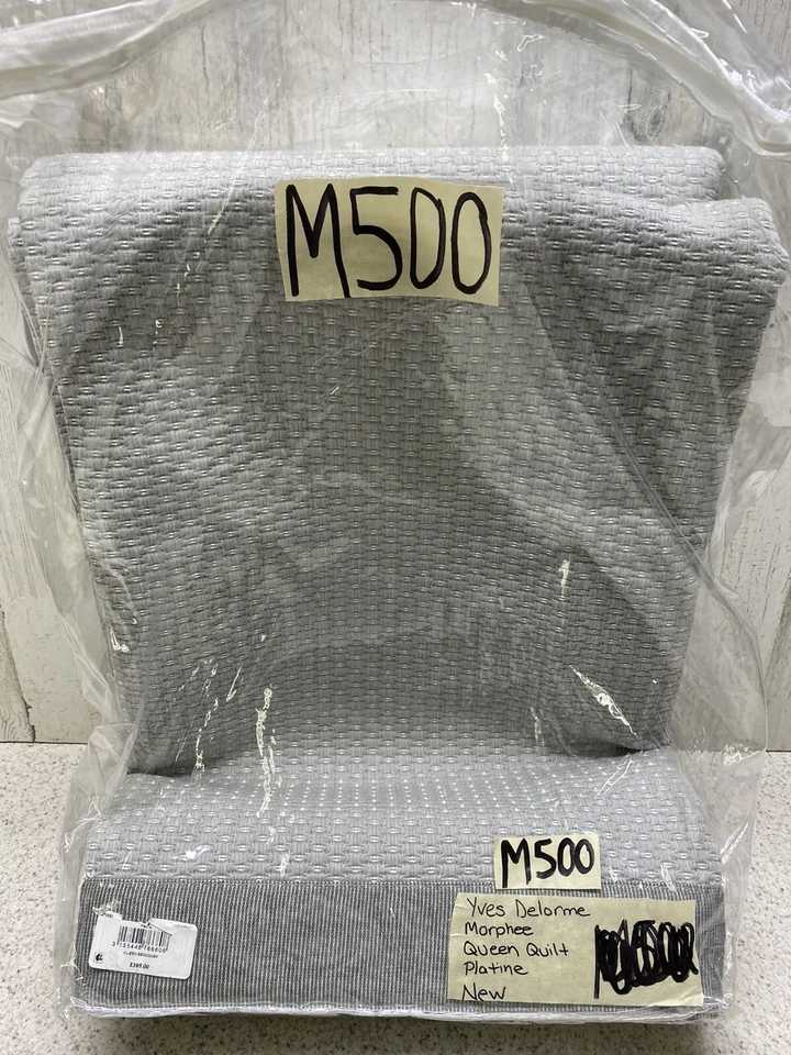 Yves Delorme Morphee королева покрывало платин серый покрывало покрывало новый - Изображение 2 из 4