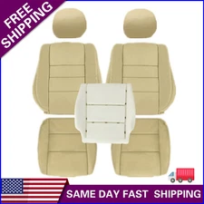 For 2008-2012 Honda Accord Front Seat Cover Headrest Foam Cushion Tan