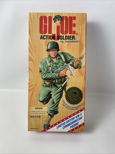 Hasbro 1995 GI Joe Action Soldier 12” 50° Anniversario n. 025035 nuovo con scatola - Foto 17 di 20