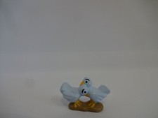 Weihnachtskrippenfigur / Zwei hellblaue Tauben