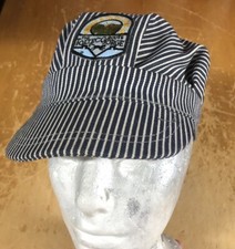 Vtg Cumbre Toltec Gorge Train Engineer Railroad Cap Hat Kids Youth Toddler 6 5/8