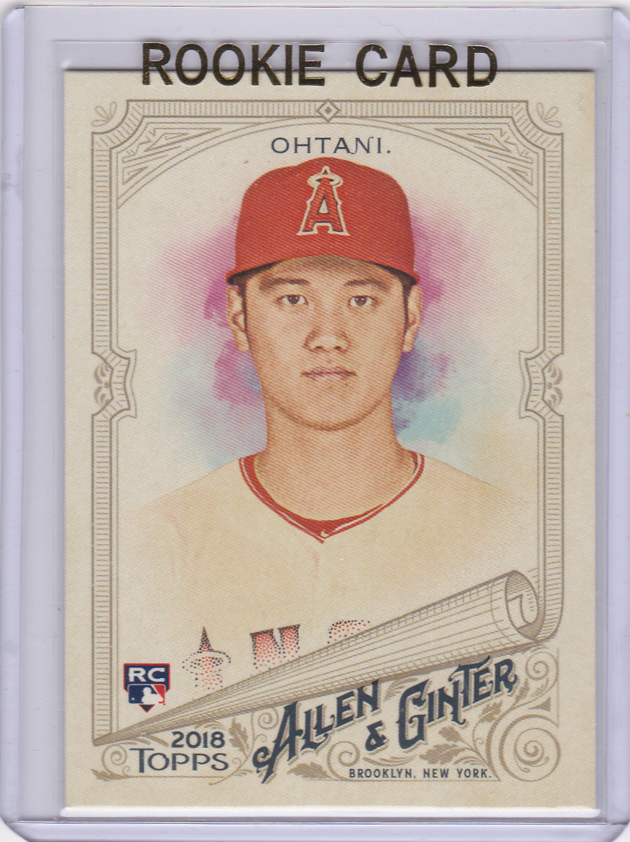 SHOHEI OHTANI ROOKIE CARD 2018 Topps Allen & Ginter's RC Baseball