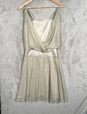Urban Outfitters Lux Mini Dress Womens XS Golden Lace Party