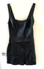 Mango Faux Leather Dress Size XS