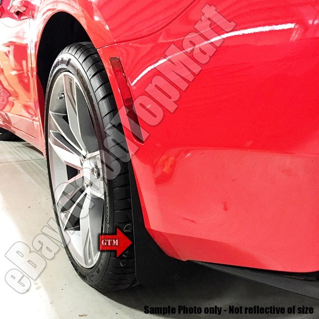 Universal Car Truck Tire Mud Splash Guard Flaps 4PC Set Front Rear 15"x