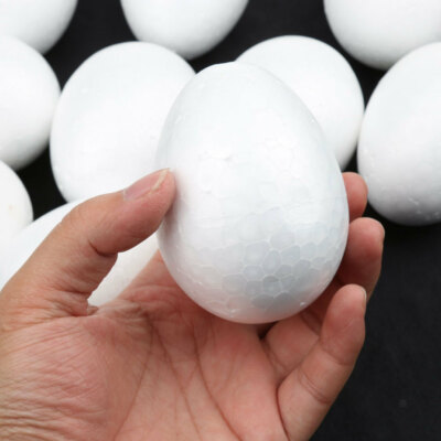 10 Stück 80 mm Styropor Eier Kinder Ostern Bastelideen Modellierrequisiten Heimwerkerbedarf