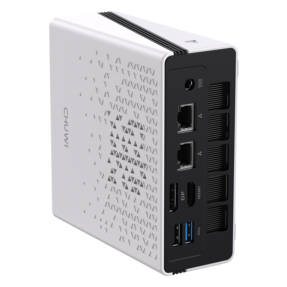 ホワイトミニPC☆Ryzen 5 6600H 16GB 512GB Win11 CHUWI UBOX Gaming PC Mini AMD Ryzen 5 6600H Windows 11 Pro
