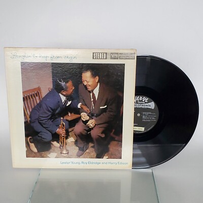 Lester Young Roy Eldridge Harry Edison Laughin to Keep From Cryin LP Verve VG+