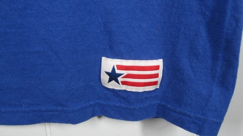 American Giant T shirt Mens S Blue Flag Collection Casual Colorful USA Flag Logo - Picture 4 of 10