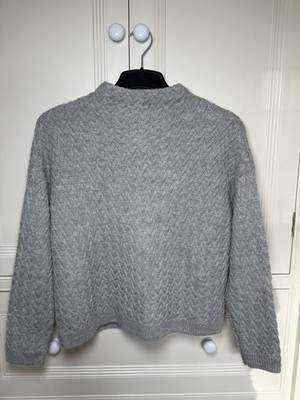 Mango Basics Grey Chevron Jumper