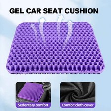 Gel Seat Cushion Honeycomb Breathable Tailbone Pain Relief Car Office