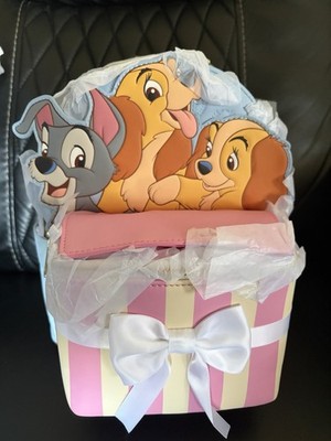 Loungefly Disney Lady and the Tramp Exclusive Puppies Pop-Up Mini Backpack