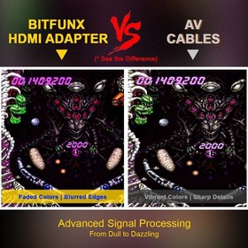 Bitfunx RGB to 1080P HDMI Video Adapter for PC Engine PCE Core Grafx Console