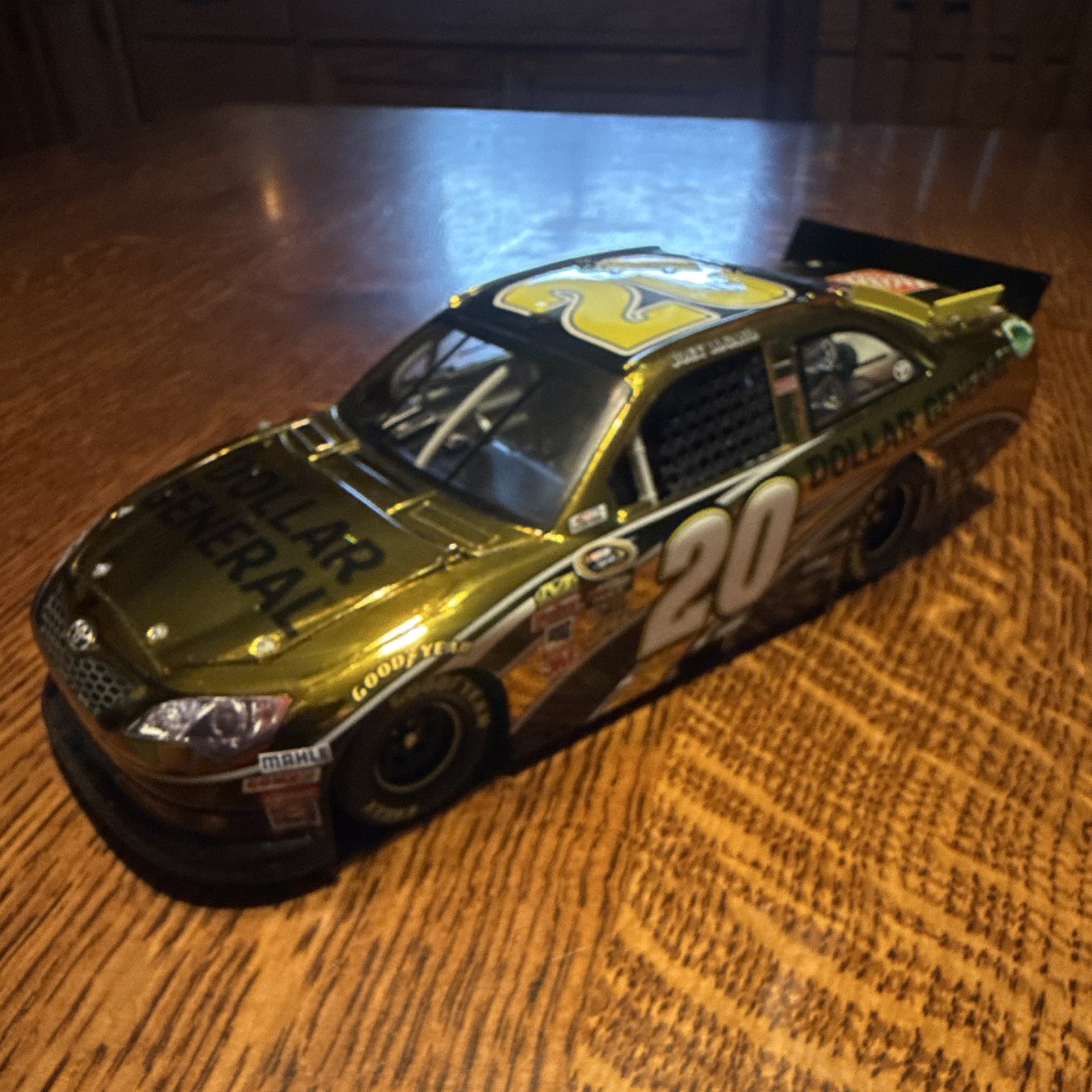 Racecar #20 Dollar General/the Home Depot Gold Black Yellow