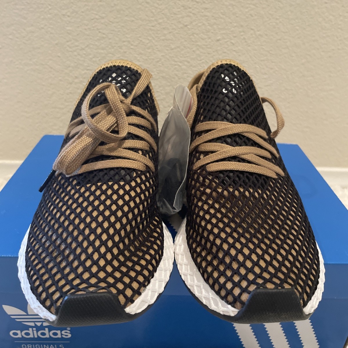 Adidas Deerupt Runner Cardboard/Black B41763 US Mens size 9 | eBay