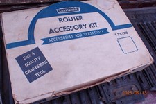 VINTAGE CRAFTSMAN WOODWORKING ROUTER ACCESSORY KIT IN BOX