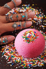 Bulk Gift lot 6 wholesale Surprise Ring Bath Bombs, Present Favor, Relaxation