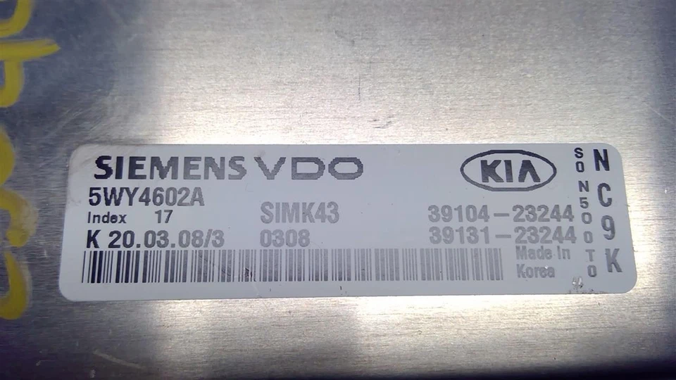 Módulo de control del motor usado (ECM) se adapta a: Kia Sportage 2009 módulo de control electrónico Foto 2 de 4